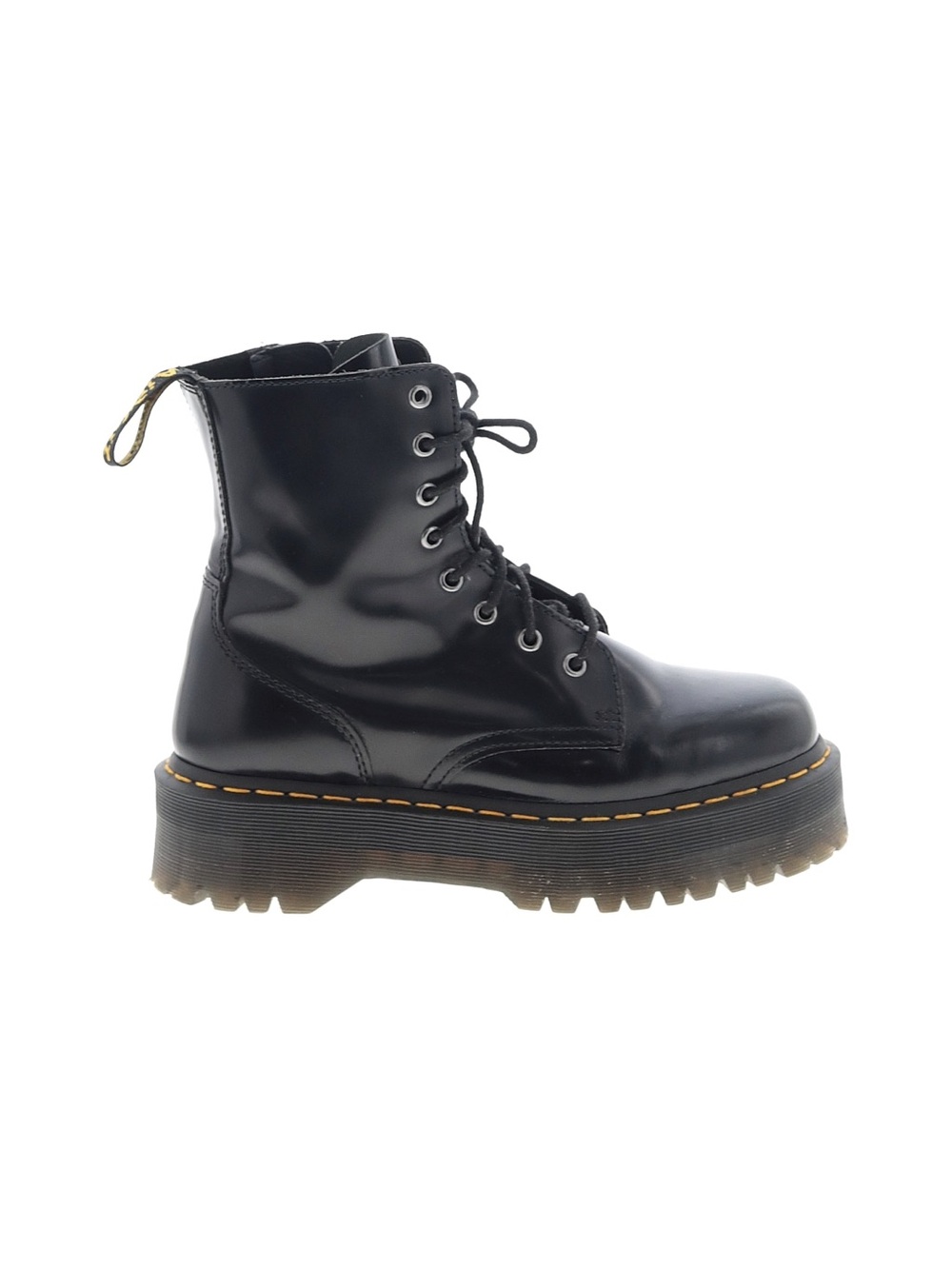 Dr. Martens Black Platform Lace-Up Combat Boot (style: Jadon’s)